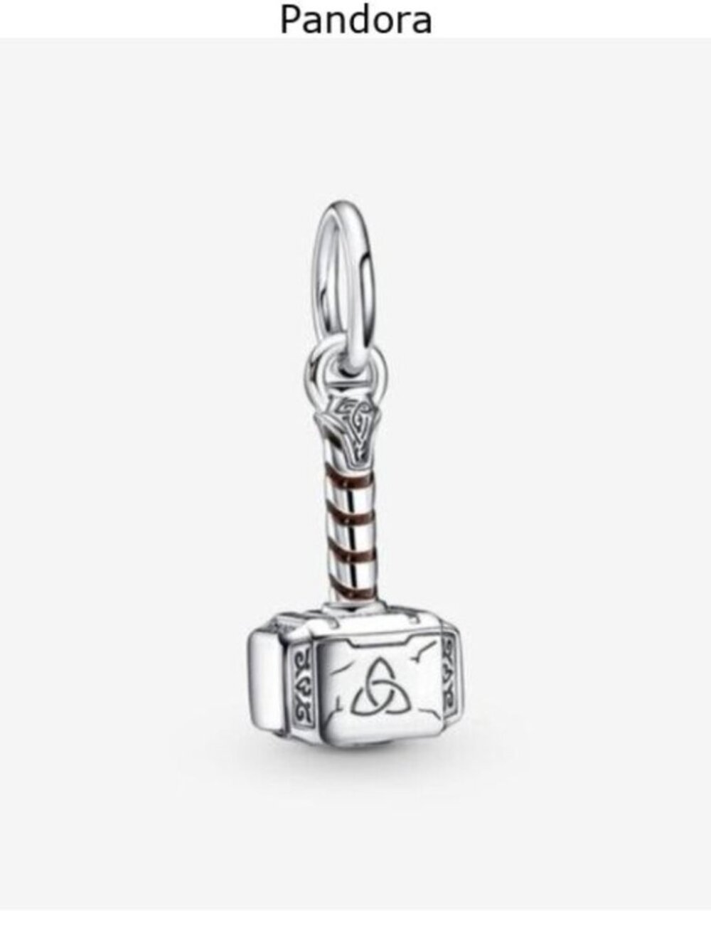 Pandora Marvel The Avengers Thor's Hammer Dangle Charm